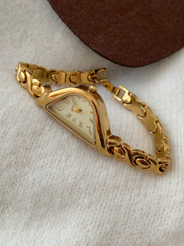Women'S Fashion Gifts - Light Luxury 22mm Gold Waterproof Quartz