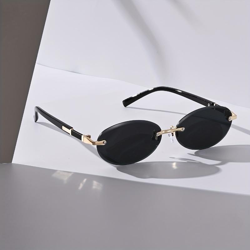 Women'S Fashion Eyeglass Frames - Sexy Small Oval Punk Sunglasses Women