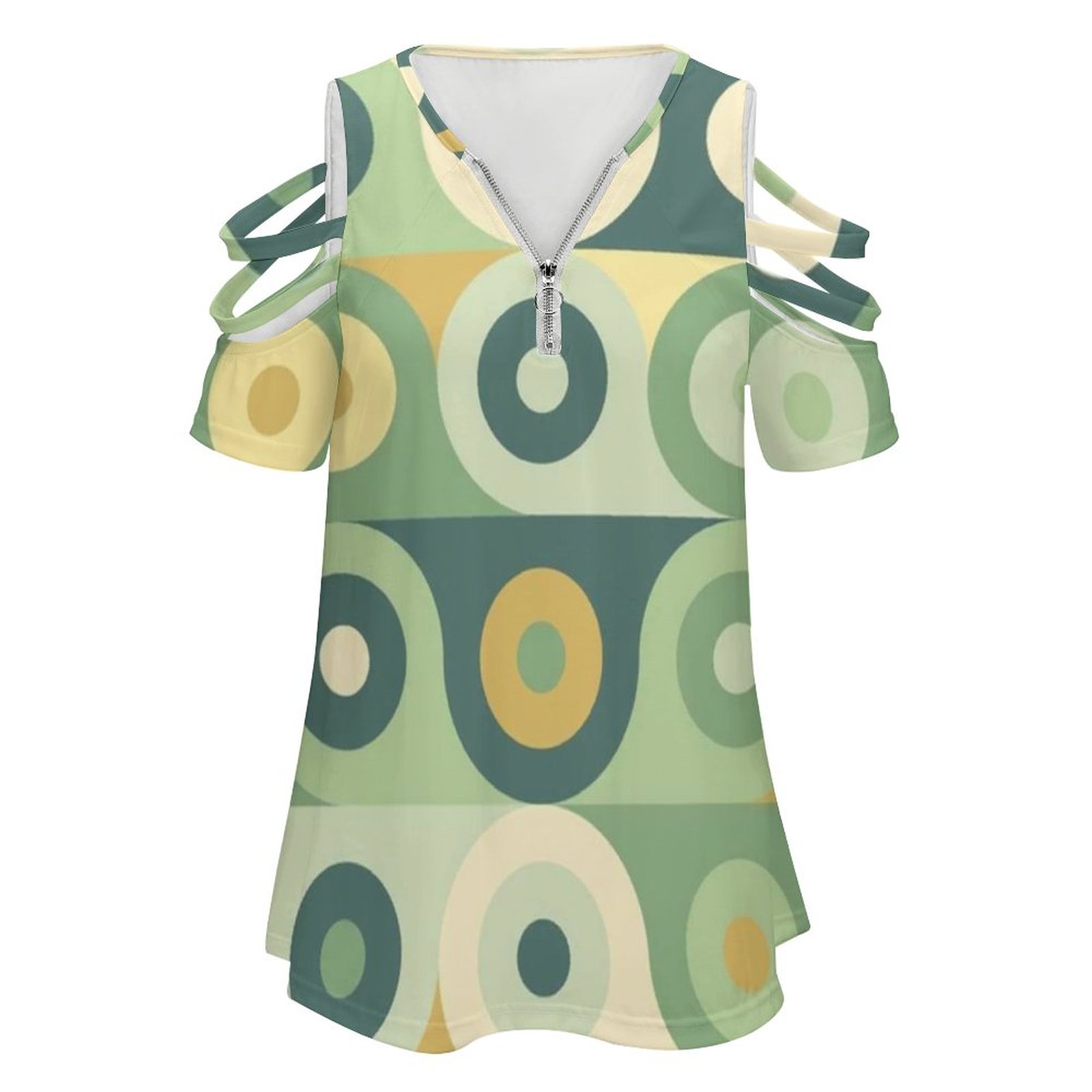 Groovy 70's Pattern Women Zipp - Women'S Fashion Of The 70S 리뷰 및 가격