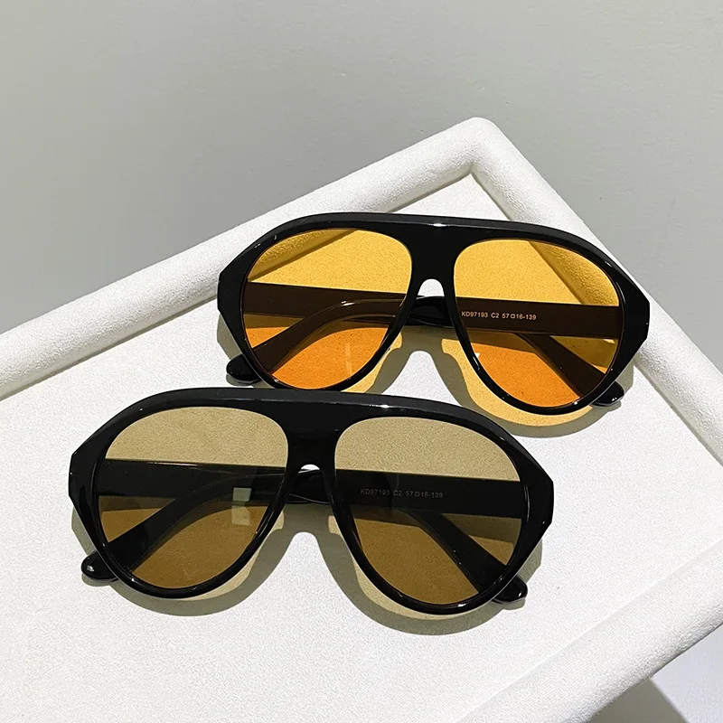 Fashion Oversized Pilot Sungla - Women Fashion Glasses 리뷰 및 가격