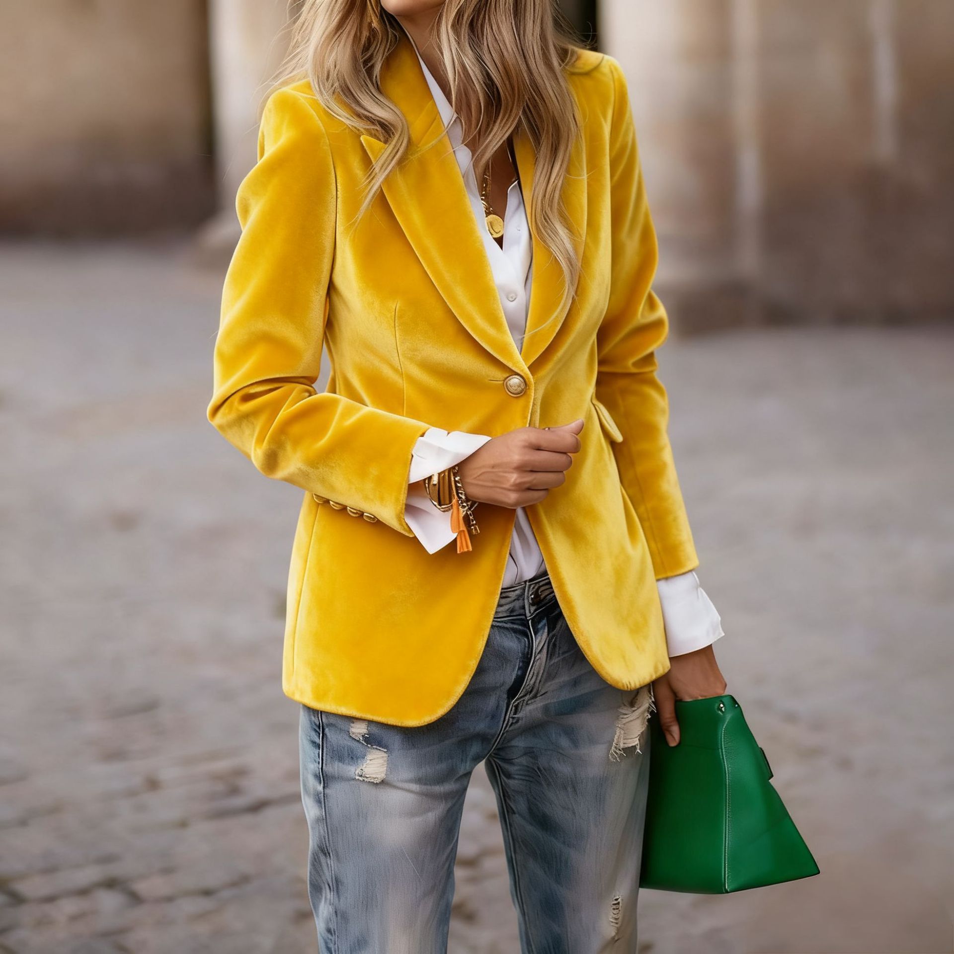 2026 spring new gold velvet el - Velvet Blazer Women 리뷰 및 가격