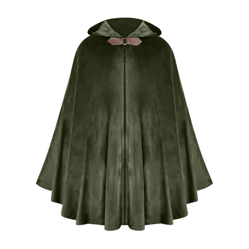 Men's Velvet Cloak with Hood,  - Velvet Blazer Women 리뷰 및 가격