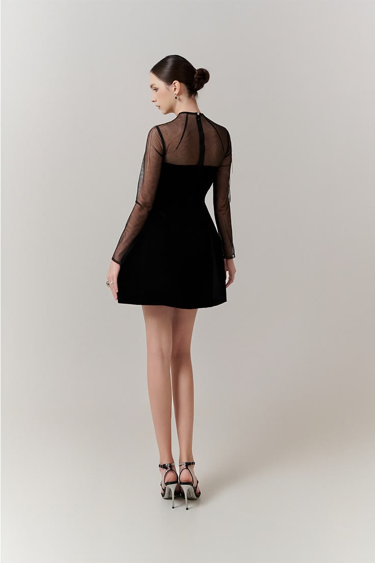 Gothic Black Pink Floral Mini  - Ruched Dress Mini 리뷰 및 가격