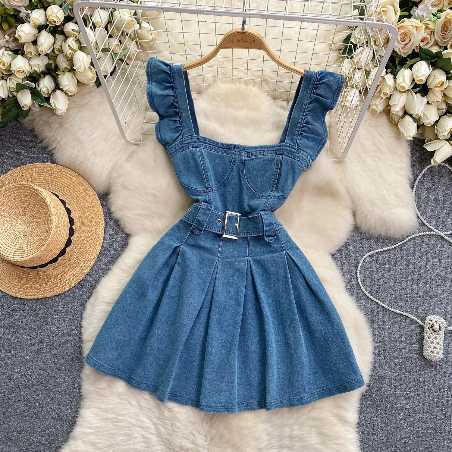 Korean Version of The College  - Ruched Dress Mini 리뷰 및 가격