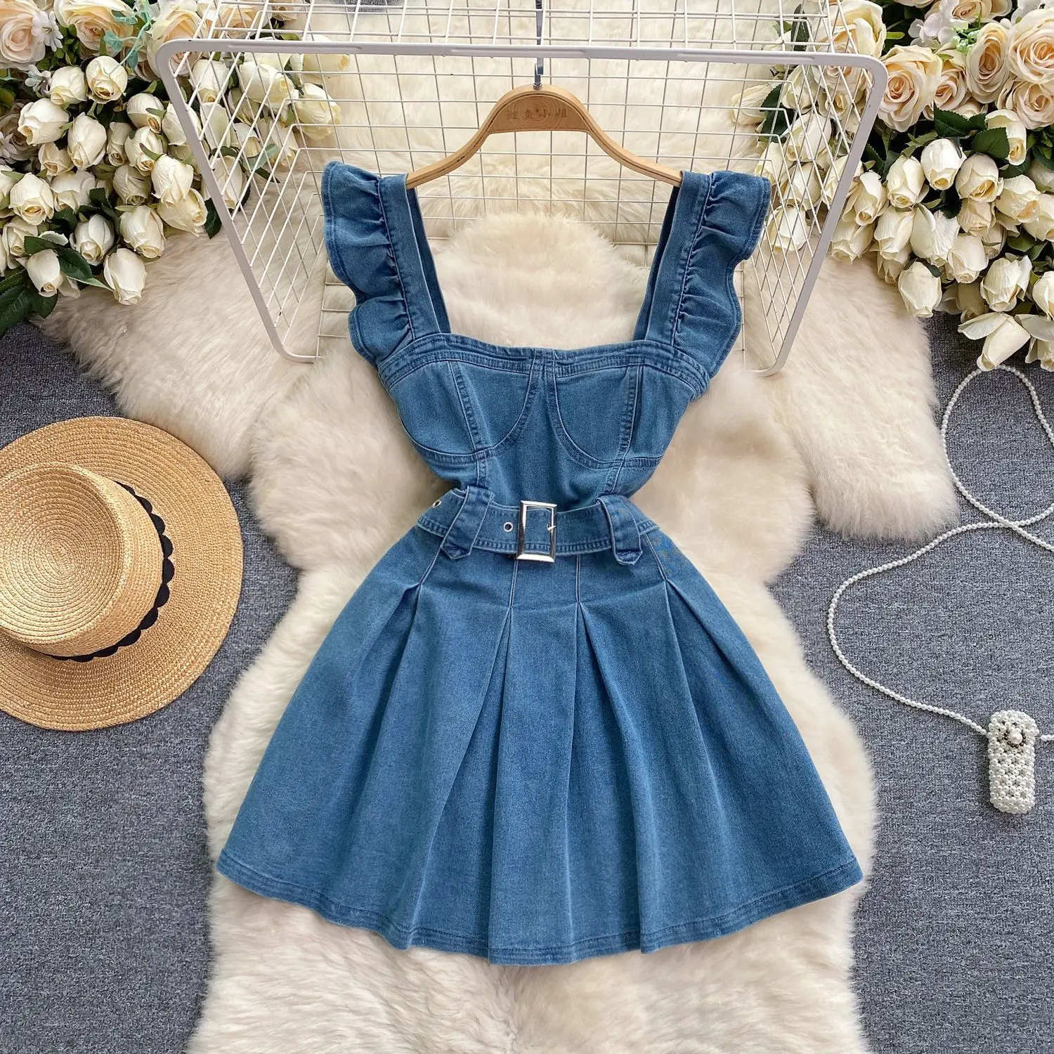 Korean Version of The College  - Ruched Dress Mini 리뷰 및 가격