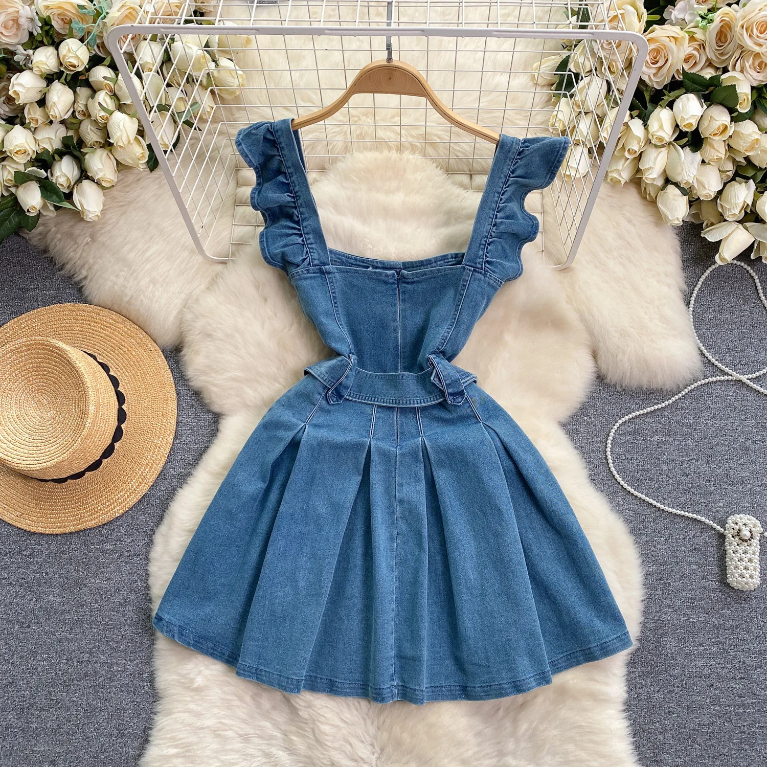 Korean Version of The College  - Ruched Dress Mini 리뷰 및 가격