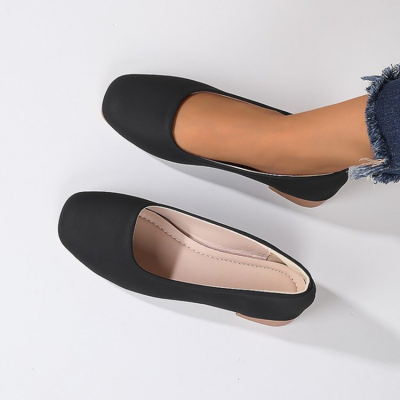 Soft Leather Round Toe Slip-On - Women'S Fashion Shoes 리뷰 및 가격