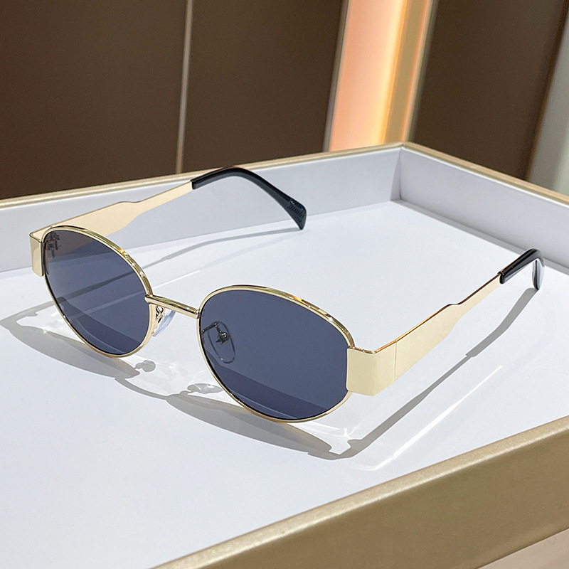 Trendy Round Frame Metal Sungl - Women'S Fashion Eyeglass Frames 리뷰 및 가격
