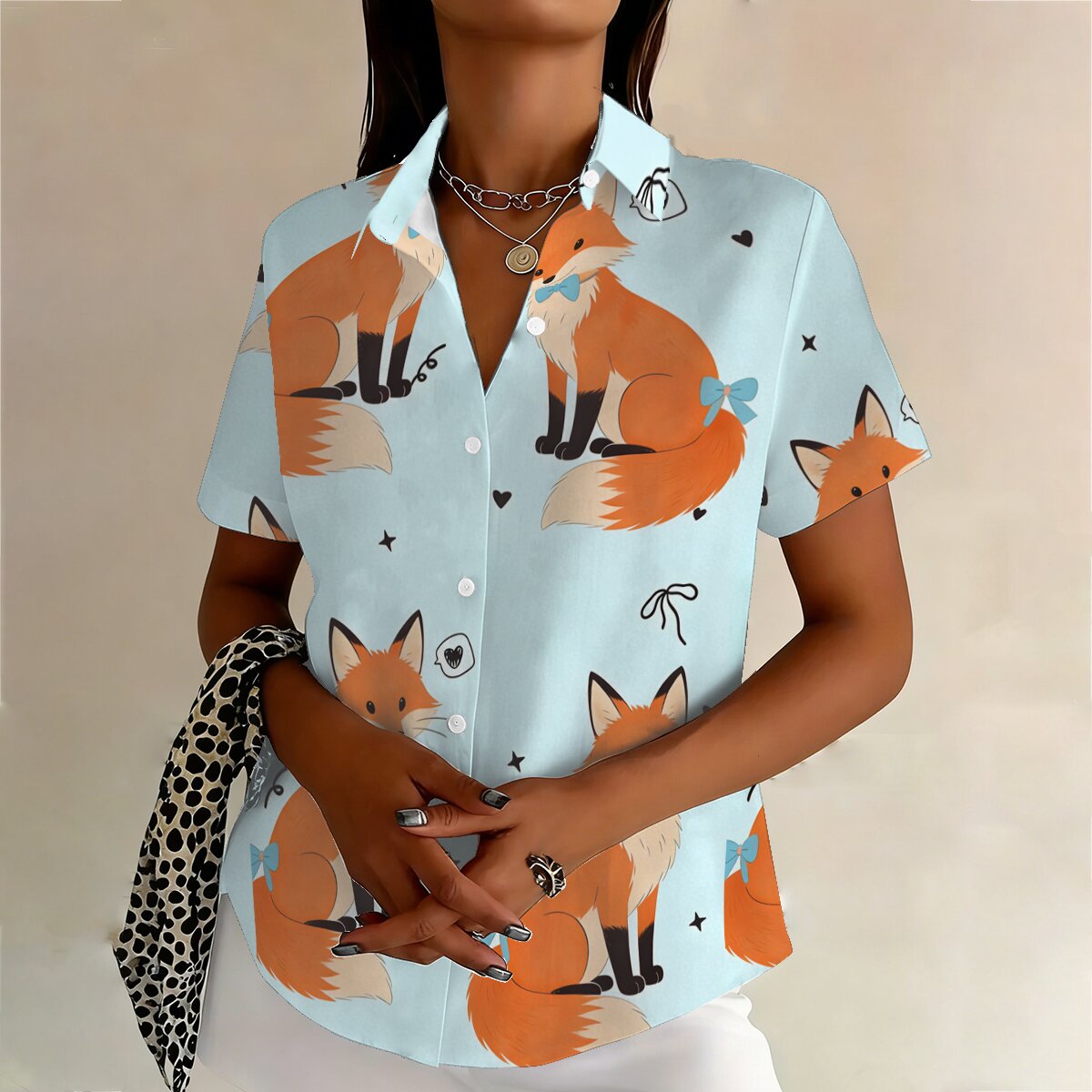 Summer women's short-sleeve sh - Women Fashion Fun 리뷰 및 가격