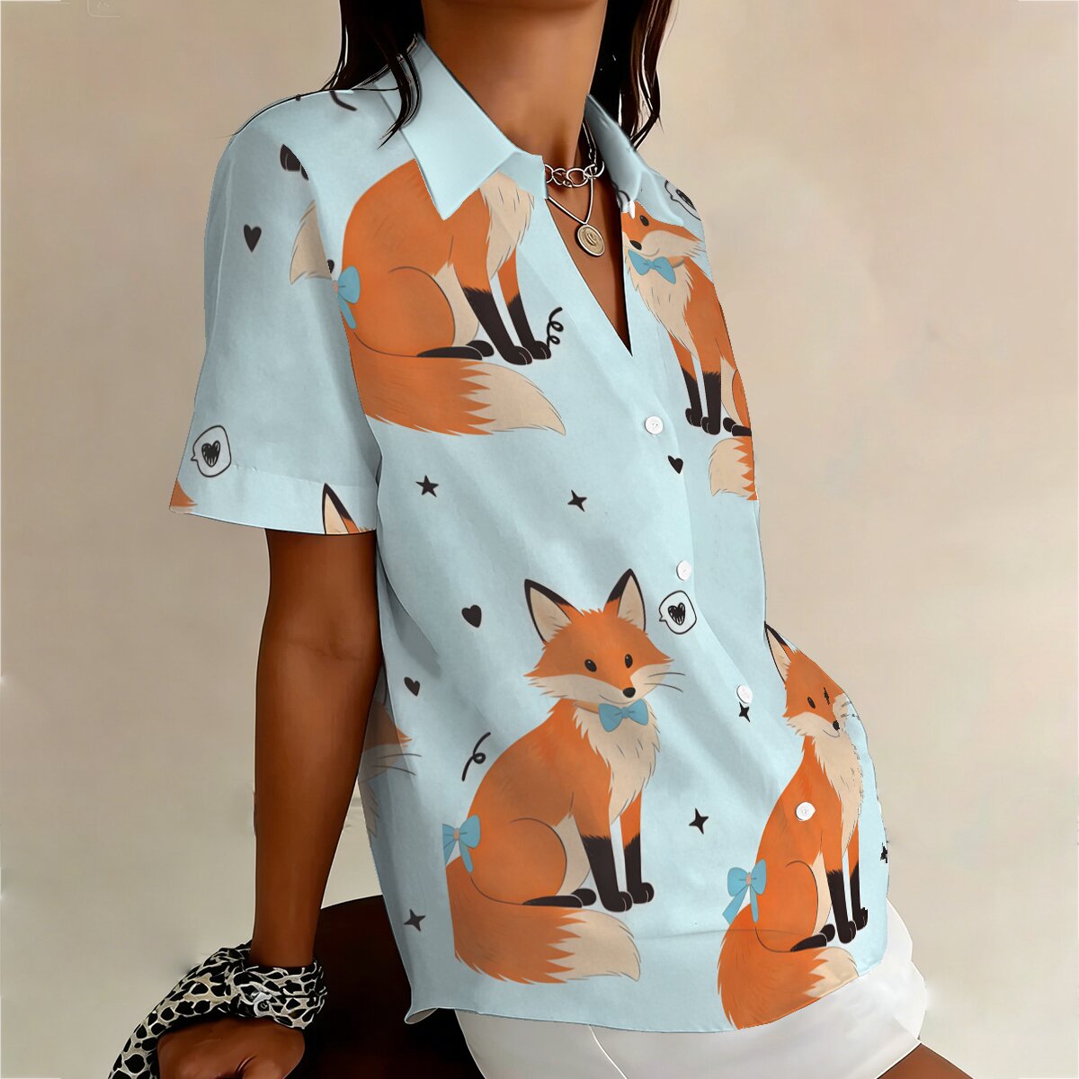 Summer women's short-sleeve sh - Women Fashion Fun 리뷰 및 가격