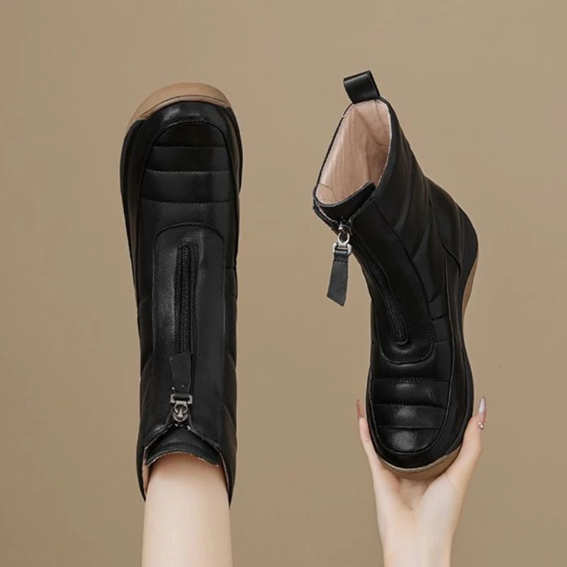 Booties Round Toe Waterproof W - Sale Fashion Women 리뷰 및 가격