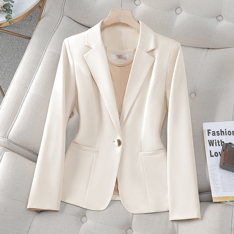 Spring Autumn Long Sleeve Blaz - Velvet Blazer Women 리뷰 및 가격