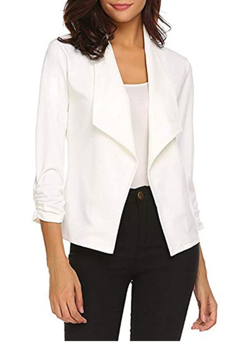 Womens Blazer Casual Open Fron - Velvet Blazer Women 리뷰 및 가격