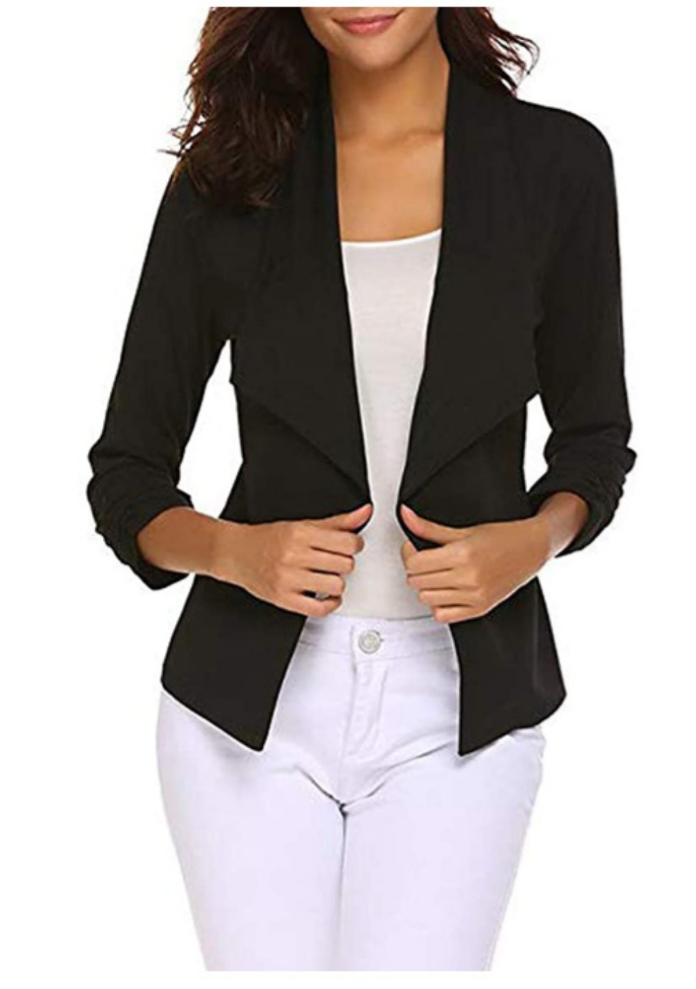 Womens Blazer Casual Open Fron - Velvet Blazer Women 리뷰 및 가격