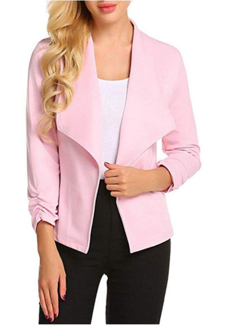 Womens Blazer Casual Open Fron - Velvet Blazer Women 리뷰 및 가격
