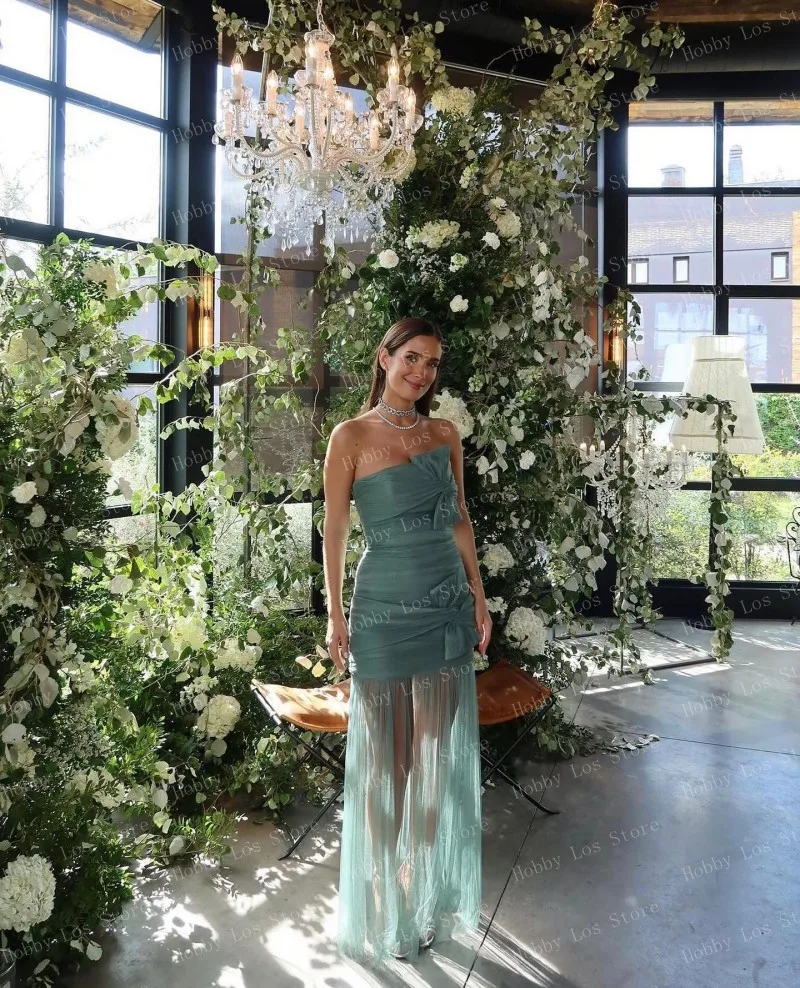 SERENDIPIDTY Strapless See Thr - Ruched Dress Mini 리뷰 및 가격