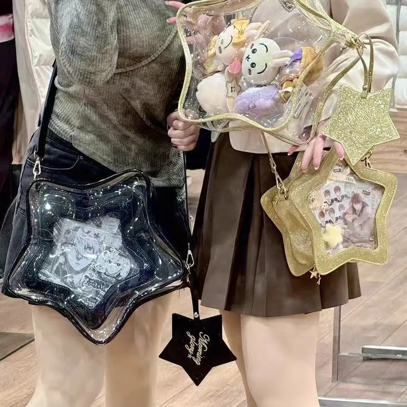 Y2K Cute Bling Star Ita Crossb - Women Fashion Fun 리뷰 및 가격