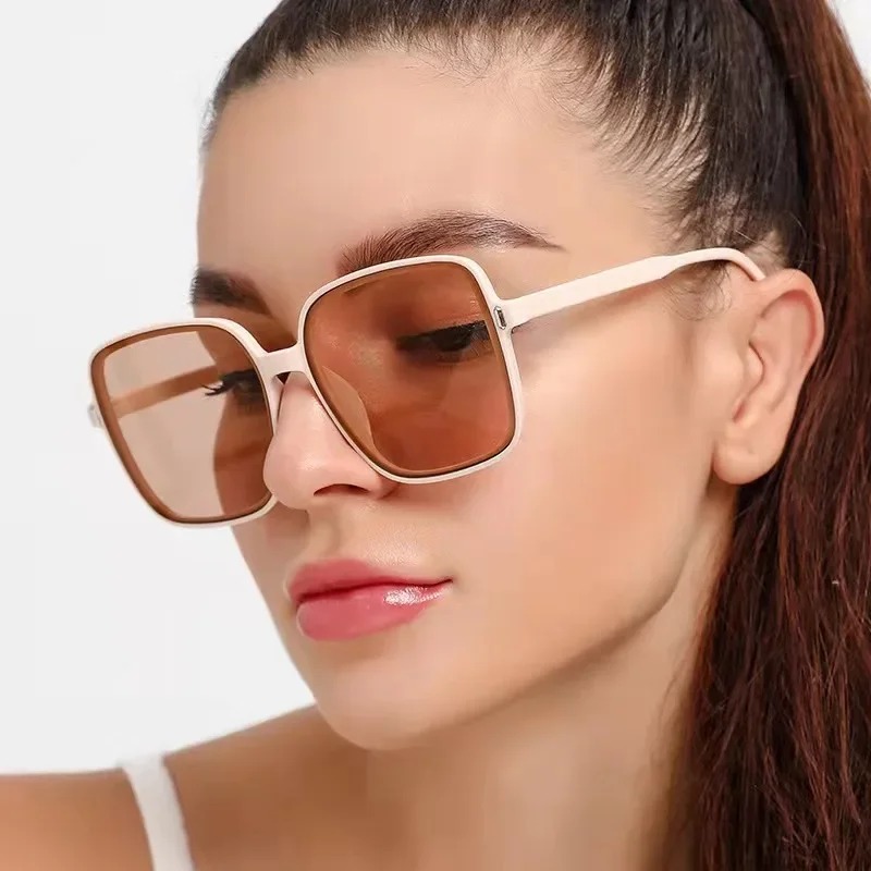 Vintage Oversized Square Sungl - Women Fashion Glasses 리뷰 및 가격