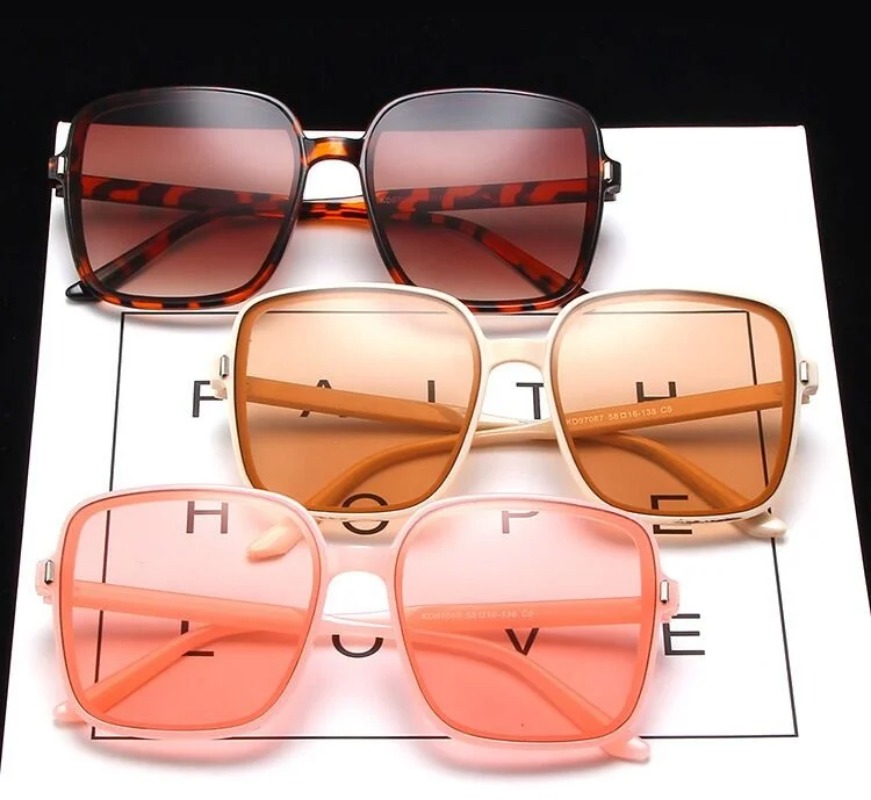 Vintage Oversized Square Sungl - Women Fashion Glasses 리뷰 및 가격
