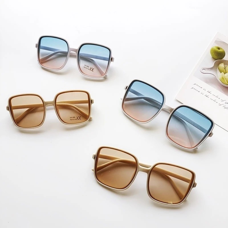 Vintage Oversized Square Sungl - Women Fashion Glasses 리뷰 및 가격