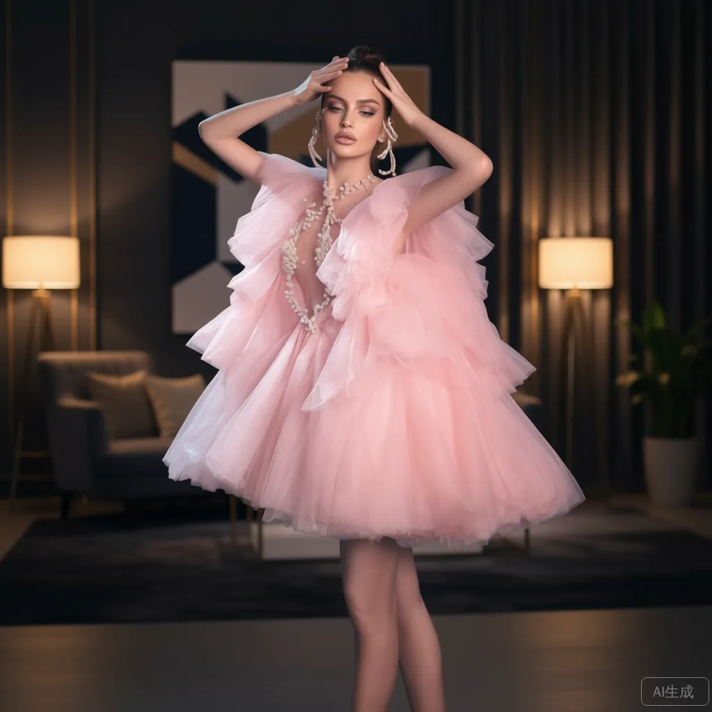 Princess Fairy‑Tulle Gown with - Ruched Dress Mini 리뷰 및 가격