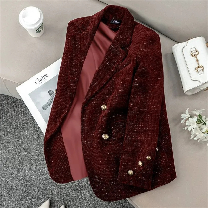 Black Corduroy Suit Jacket For - Velvet Blazer Women 리뷰 및 가격