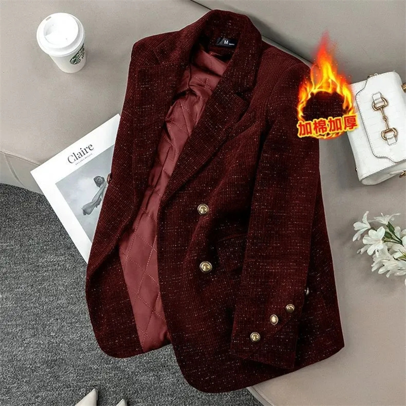 Black Corduroy Suit Jacket For - Velvet Blazer Women 리뷰 및 가격