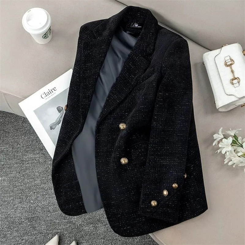 Black Corduroy Suit Jacket For - Velvet Blazer Women 리뷰 및 가격