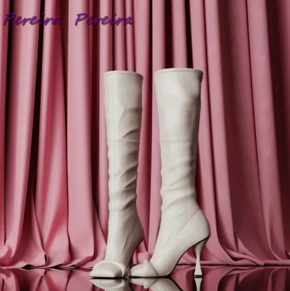 Solid Strange Style Knee-High  - Women'S Fashion Winter 2025 리뷰 및 가격