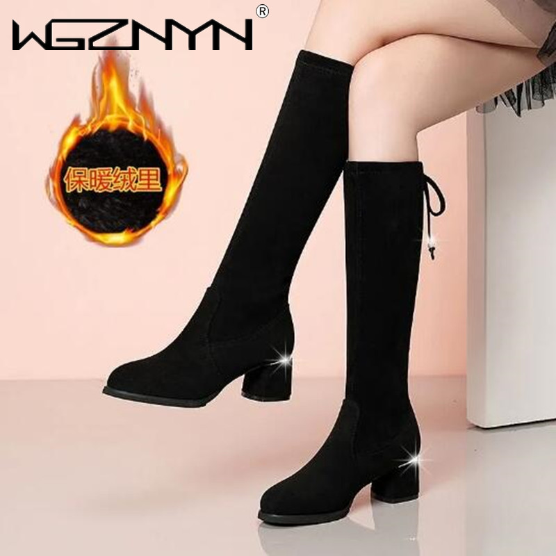 Women Autumn Winter Black Knee - Women'S Fashion Winter 2025 리뷰 및 가격