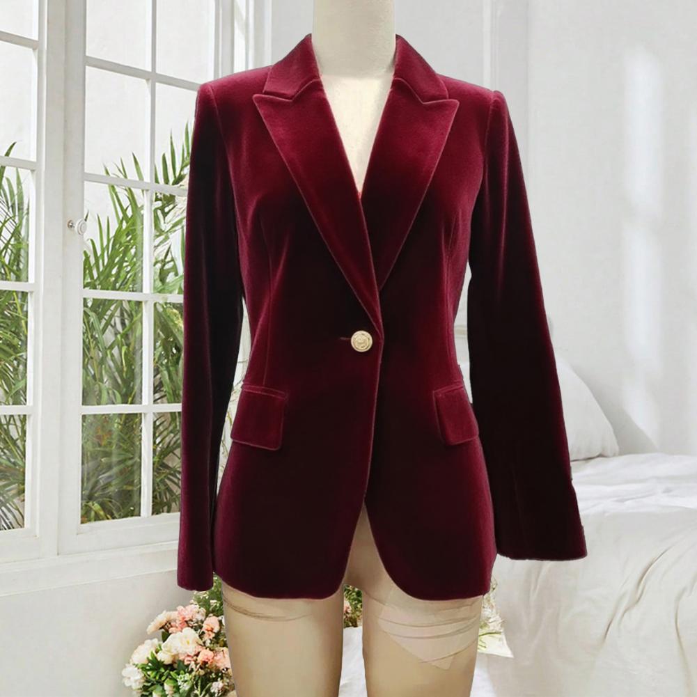 Velvet Large Size Women Prom P - Velvet Blazer Women 리뷰 및 가격