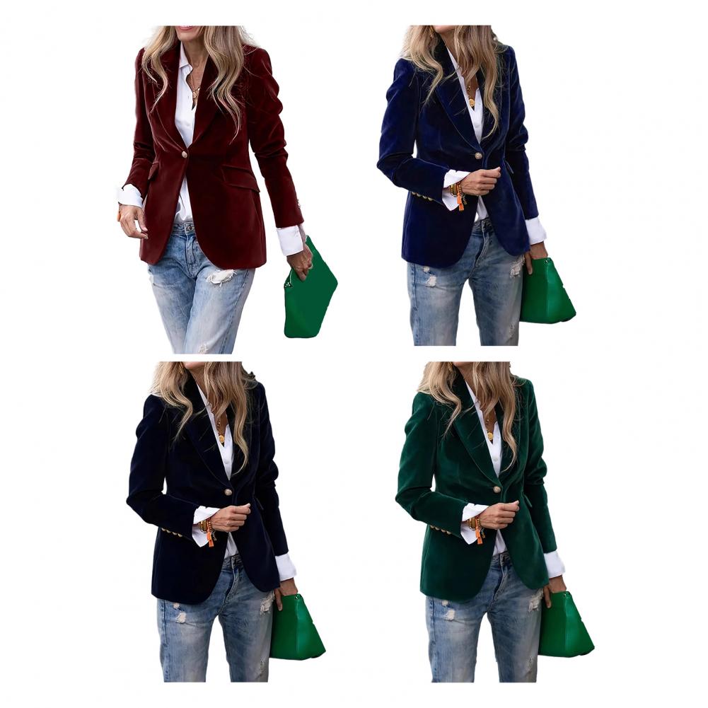 Velvet Large Size Women Prom P - Velvet Blazer Women 리뷰 및 가격
