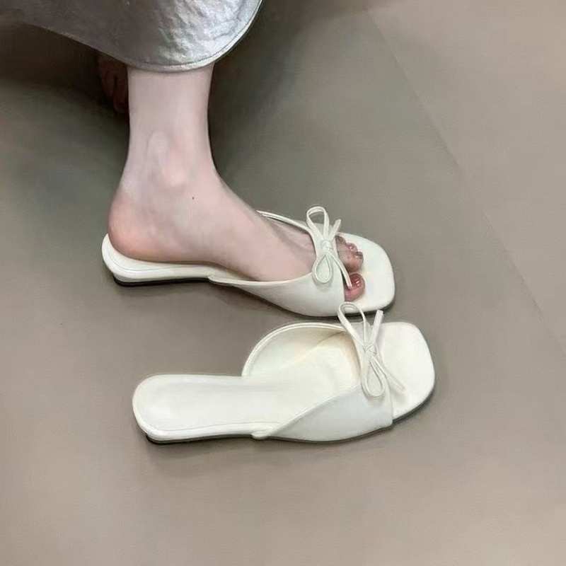 Fashion Bow Open Toe Slippers  - Women'S Fashion Spring Summer 2026 리뷰 및 가격