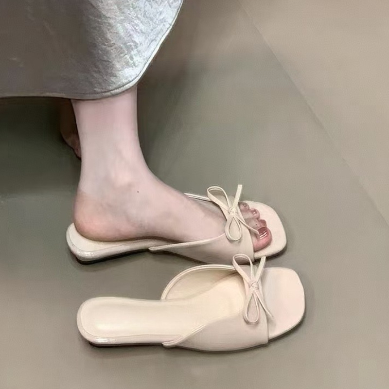 Fashion Bow Open Toe Slippers  - Women'S Fashion Spring Summer 2026 리뷰 및 가격