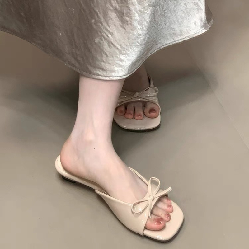 Fashion Bow Open Toe Slippers  - Women'S Fashion Spring Summer 2026 리뷰 및 가격