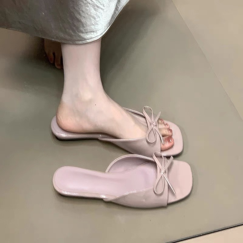 Fashion Bow Open Toe Slippers  - Women'S Fashion Spring Summer 2026 리뷰 및 가격