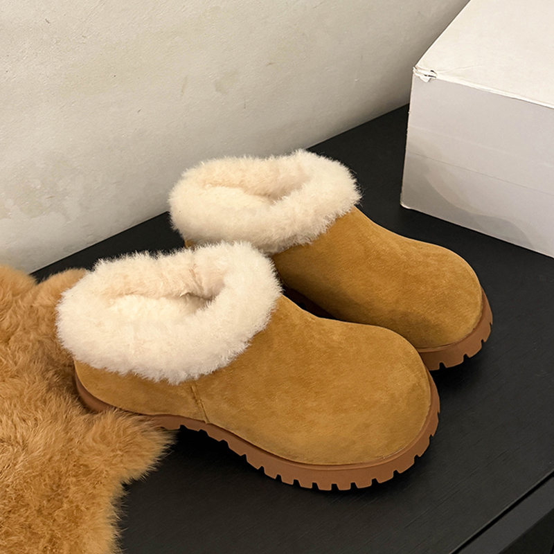 Women Fluffy Mules Shoes Flats - Women'S Fashion Winter 2025 리뷰 및 가격