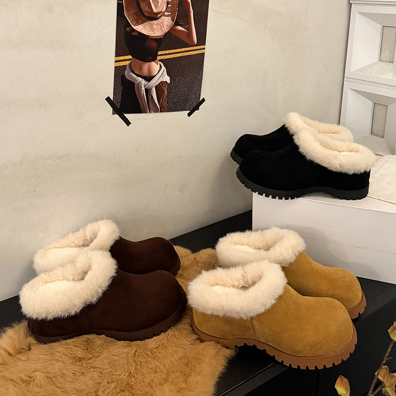 Women Fluffy Mules Shoes Flats - Women'S Fashion Winter 2025 리뷰 및 가격