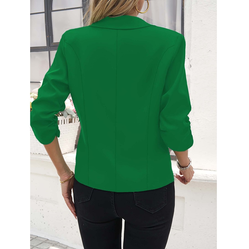  Women Autumn Spring Pockets  - Velvet Blazer Women 리뷰 및 가격