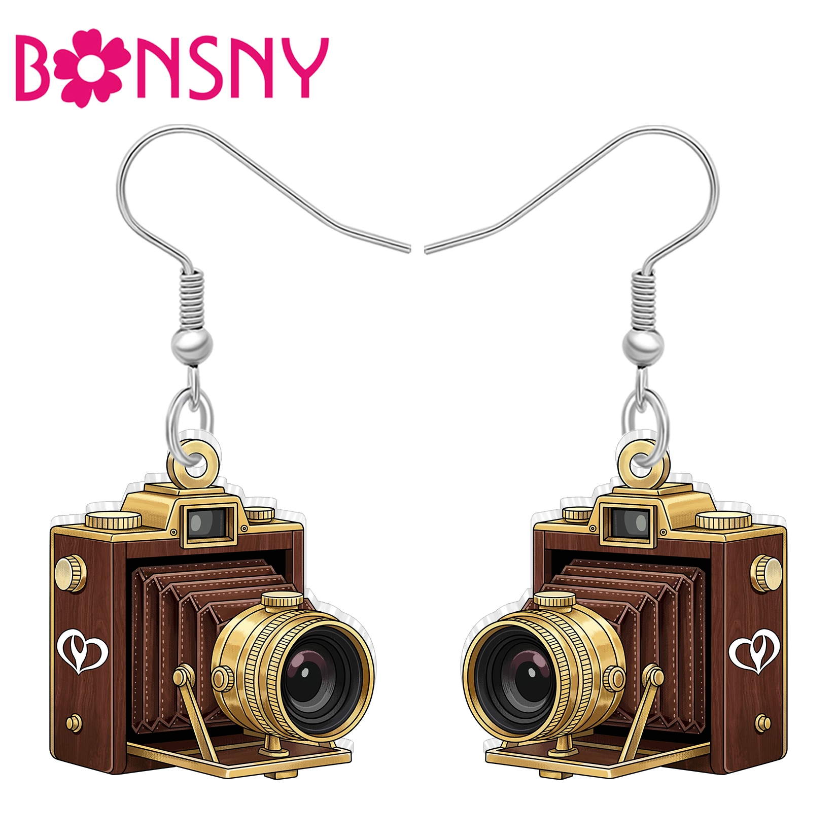 BONSNY Acrylic 70s 80s 90s Vin - Women'S Fashion Of The 70S 리뷰 및 가격