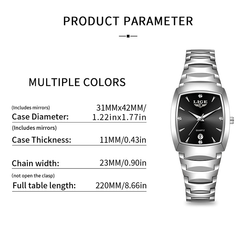 LIGE Watch women Business Luxu - Fashion Women Watches 리뷰 및 가격