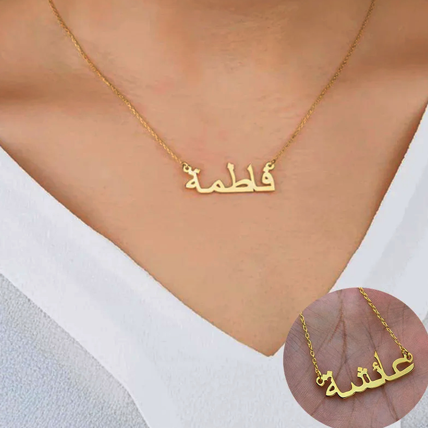Custom Arabic Necklace Name Go - Women Fashion Uk 리뷰 및 가격