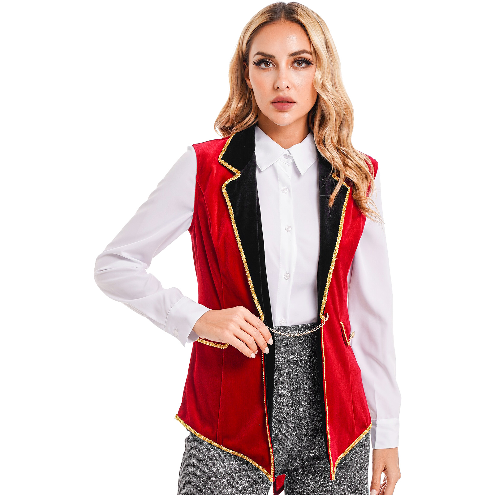 Womens Circus Ringmaster Costu - Velvet Blazer Women 리뷰 및 가격
