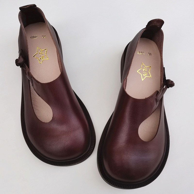 Careaymade-Genuine leather big - Women'S Fashion Shoes 리뷰 및 가격