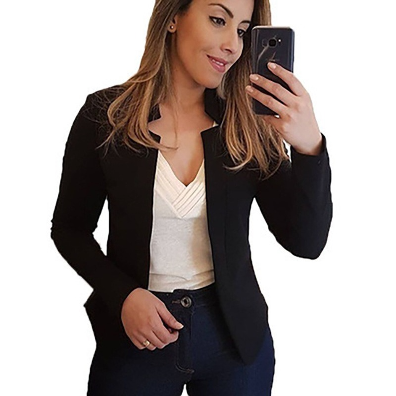 Women Thin Black Blazers Suit  - Velvet Blazer Women 리뷰 및 가격