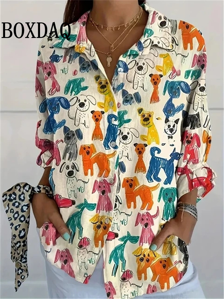 New Women's Spring Shirt Fun P - Women Fashion Fun 리뷰 및 가격