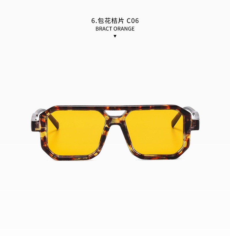 New Retro Square Double Beam S - Women Fashion Glasses 리뷰 및 가격