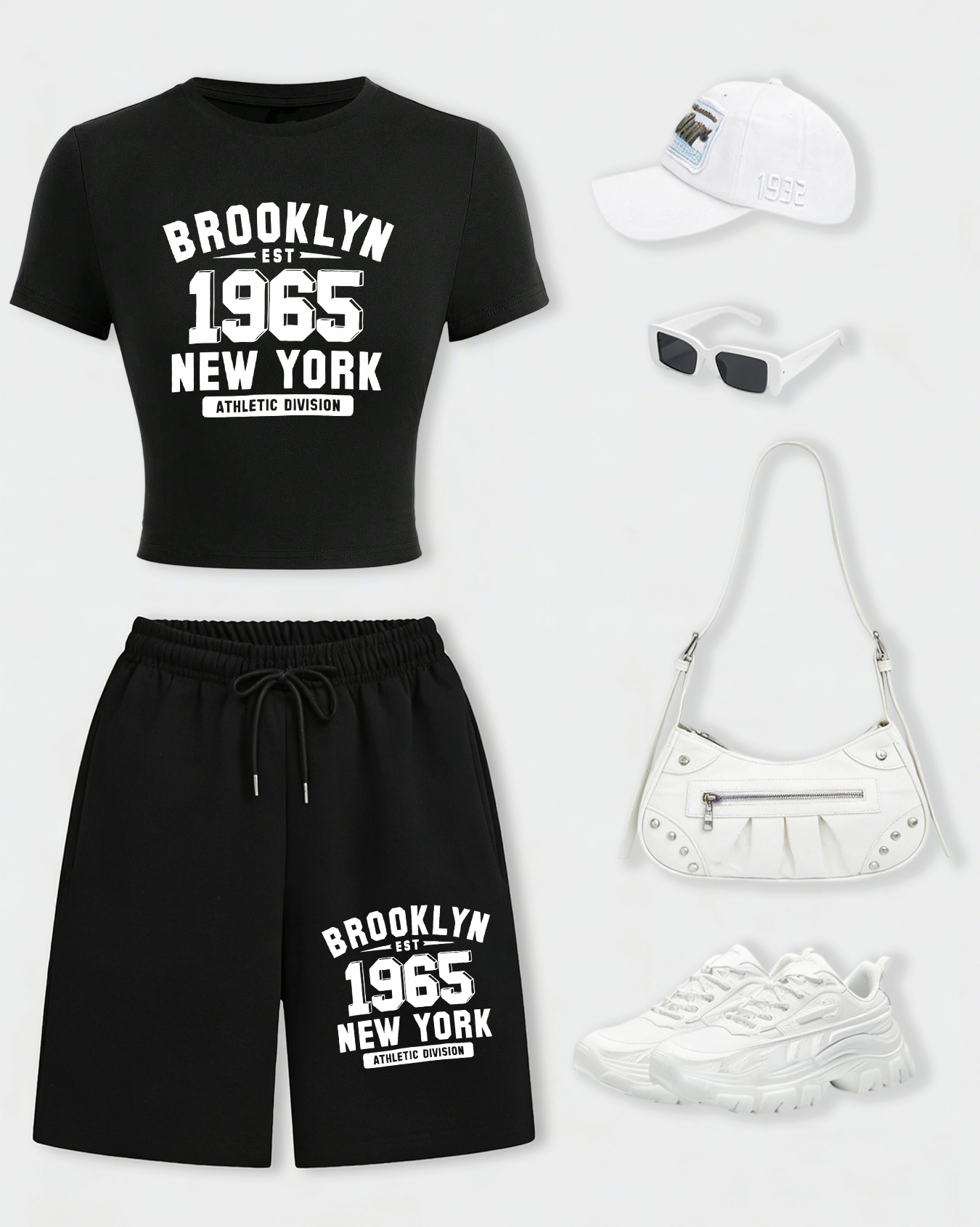 New York City Brooklyn 1965 Pr - Crop Top Women 리뷰 및 가격
