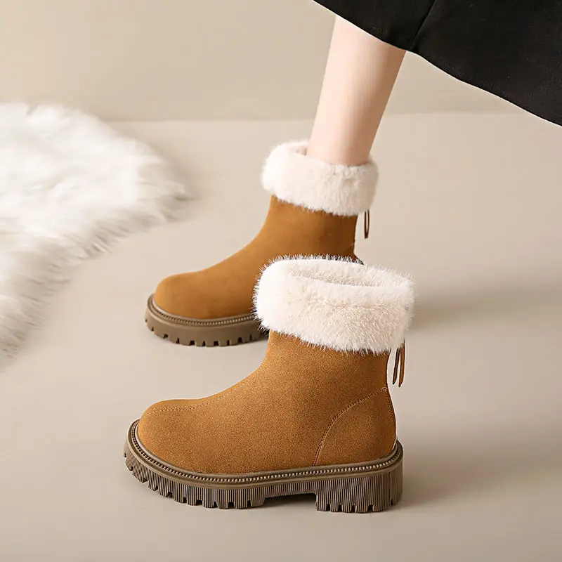 Zip Women's Snow Boots Furry A - Sale Fashion Women 리뷰 및 가격