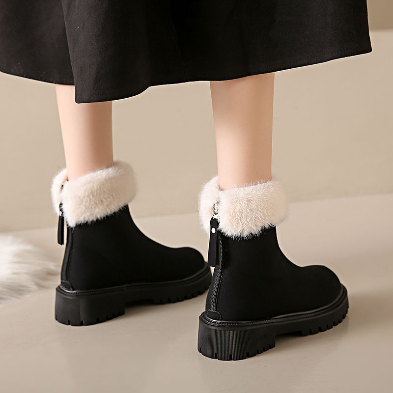 Zip Women's Snow Boots Furry A - Sale Fashion Women 리뷰 및 가격